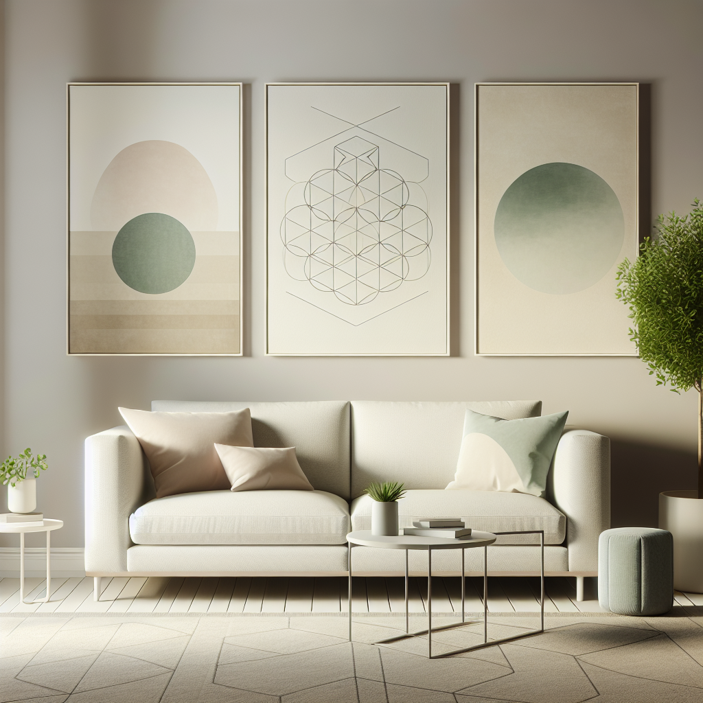 Serene Minimalist Wall Art Set
