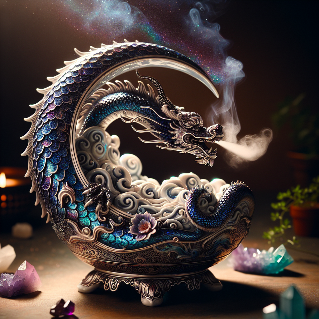 Celestial Dragon Incense Burner