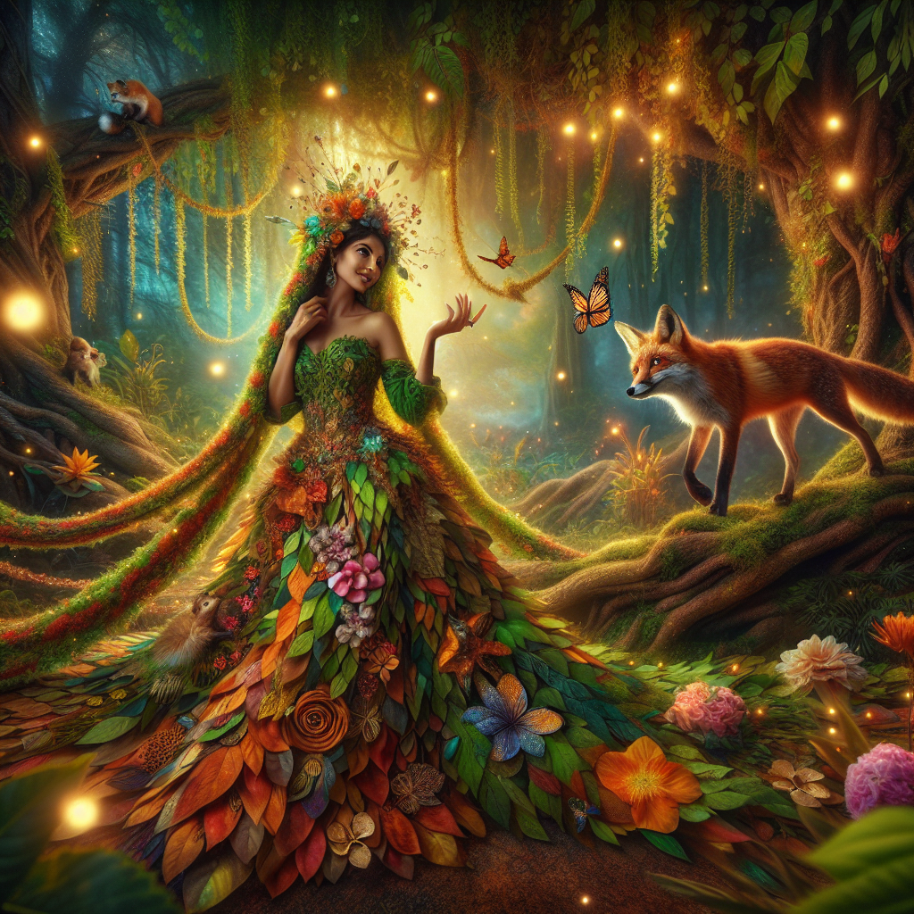 Whimsical Dreamscapes: The Enchanted Portrait Series