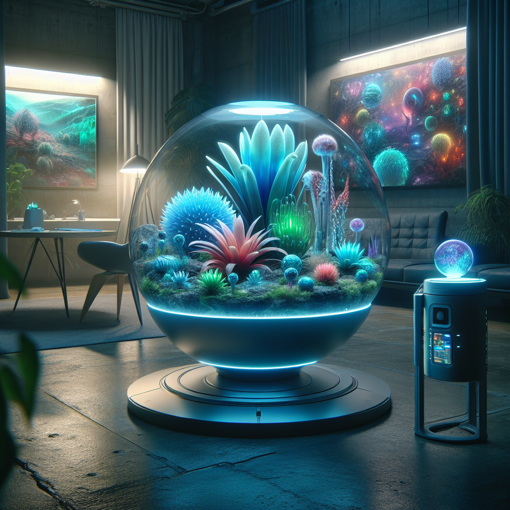 Galactic Garden: The Cosmic Flora Terrarium