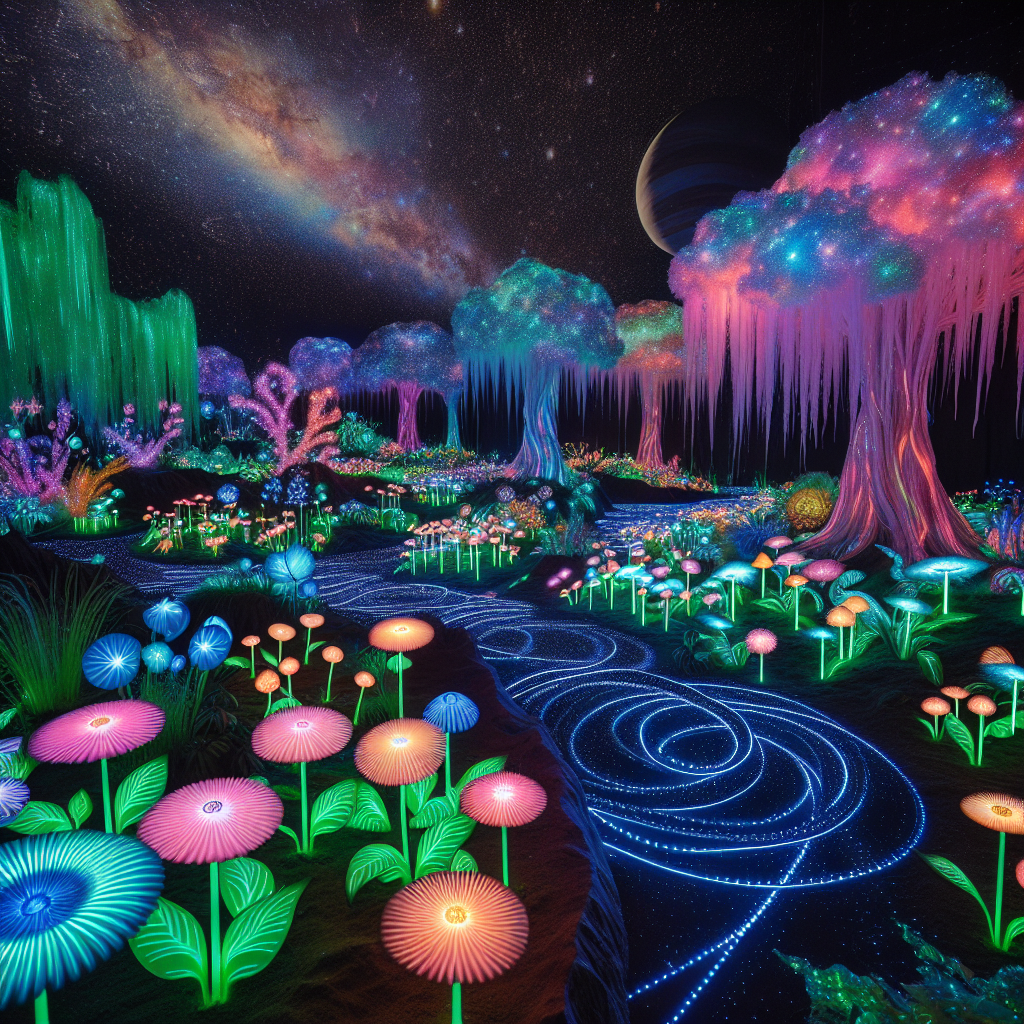 Galactic Garden: The Cosmic Flora Experience