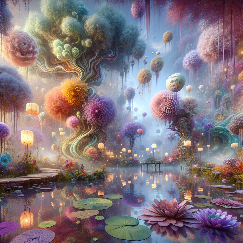 Ethereal Dreamscape: The Garden of Forgotten Whispers